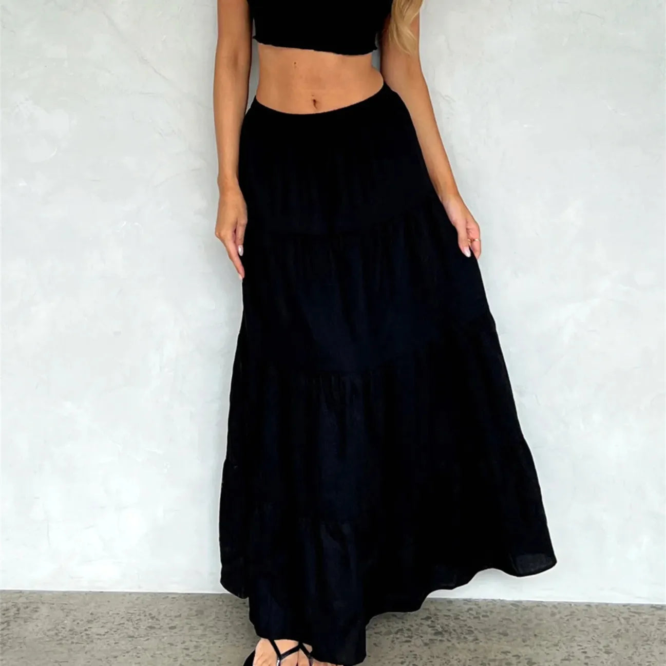 Dikis Pleated Maxi Skirt by SIENA - image 4