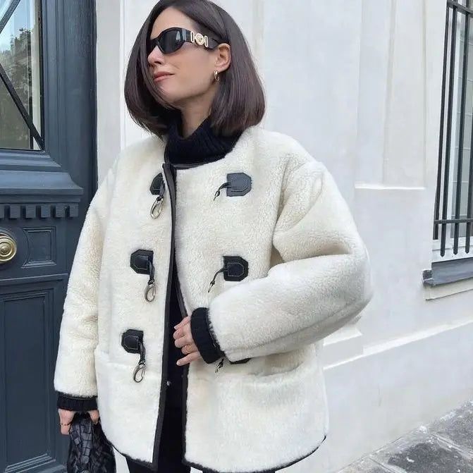 Ksa Faux Fur Cardigan by SIENA
