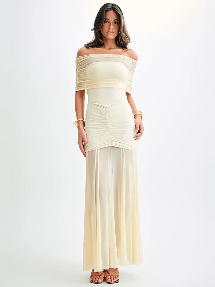 Straplez Strapless Maxi Dress by SIENA