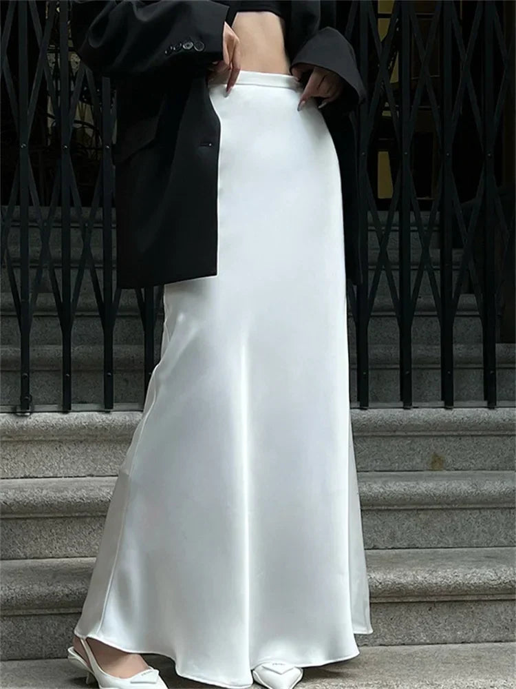 Saten Satin Maxi Skirt by SIENA - image 2