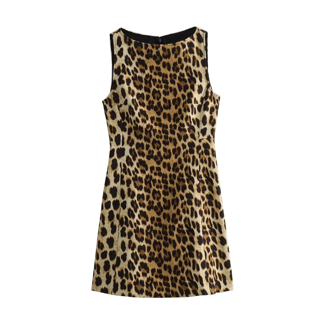 Leopar Printed Mini Dress by SIENA - image 4