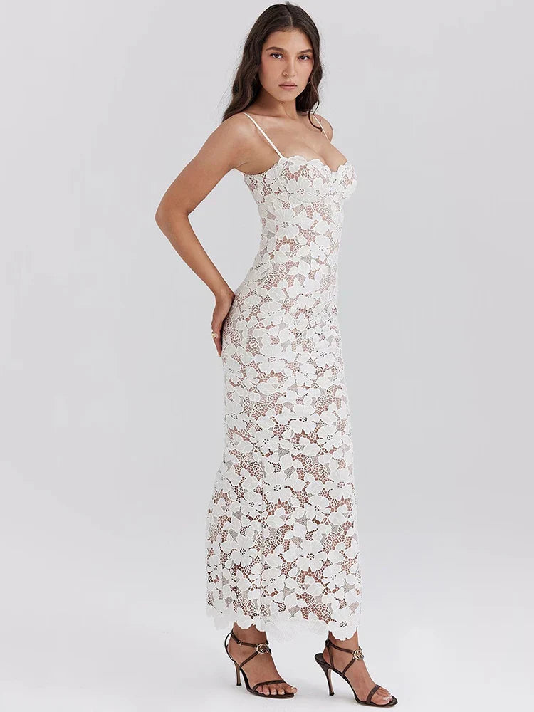 Noir Lace Maxi Dress by SIENA - image 2