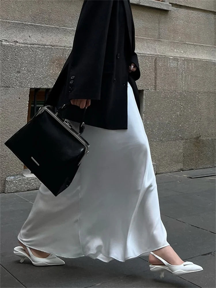 Saten Satin Maxi Skirt by SIENA - image 4