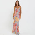 Floral Printed Maxi Dress by SIENA