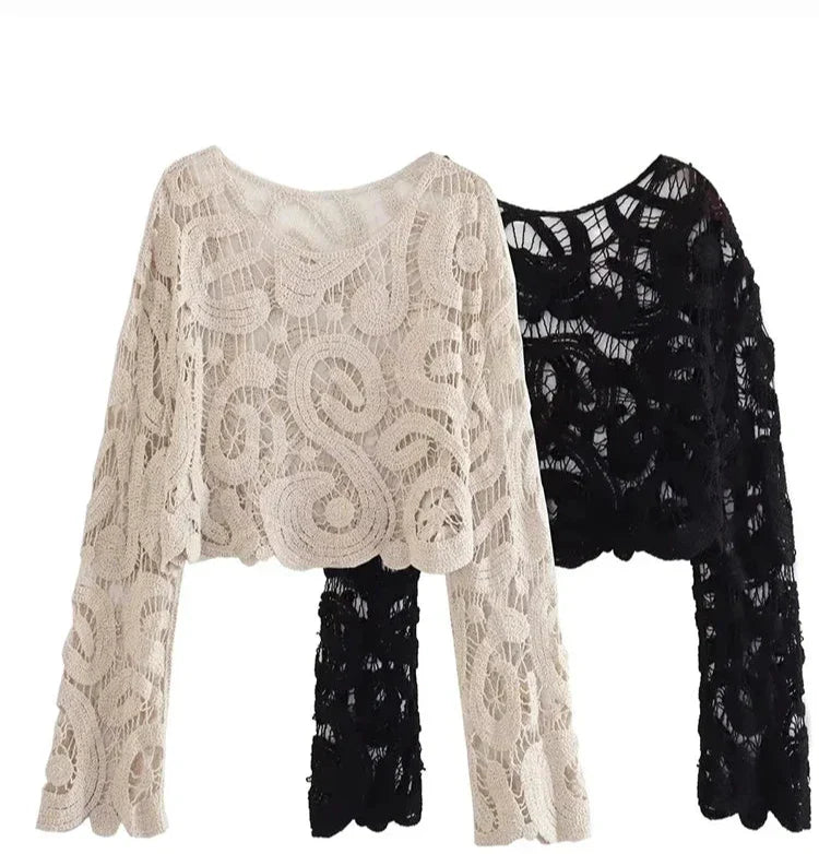 Kondala Lace Knit Top by SIENA - image 4