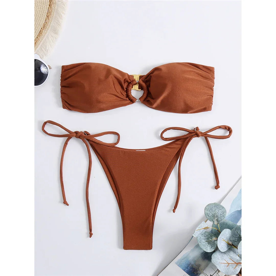 Bandeau Bikini Set by SIENA