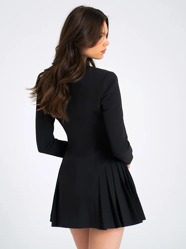 Pleated Mini Dress by SIENA - image 3