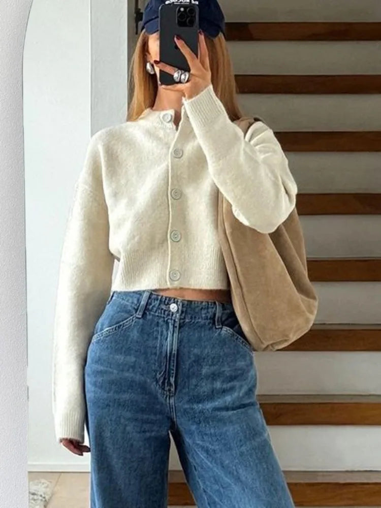 Patchwork High Waist Cardigan by SIENA