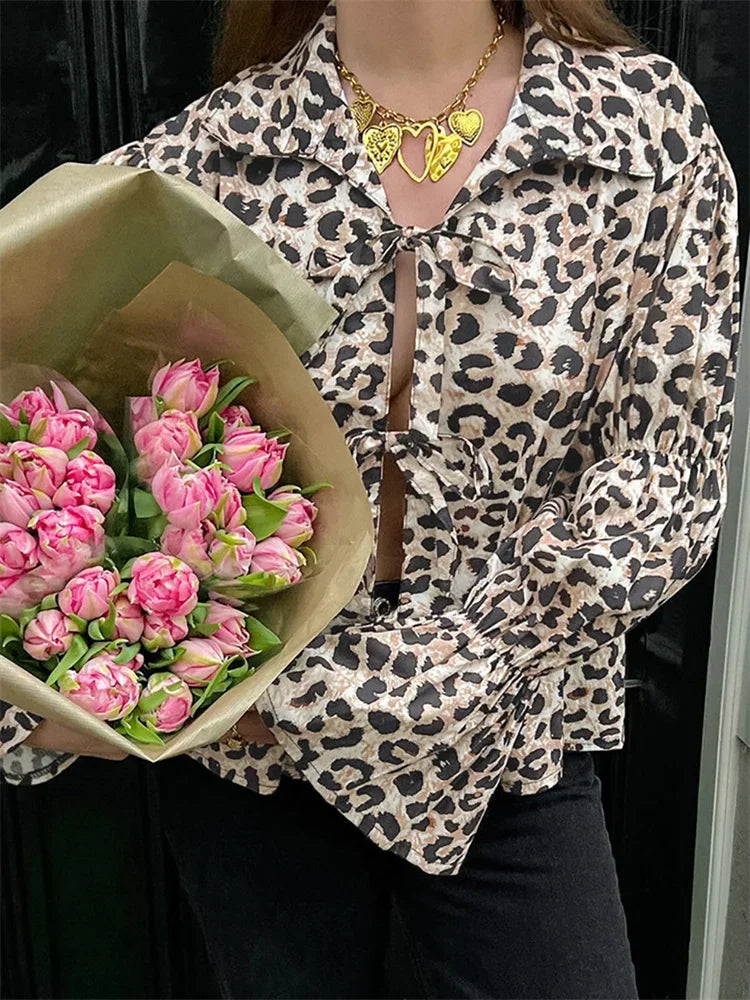 Leopar Lace Shirt by SIENA - image 2