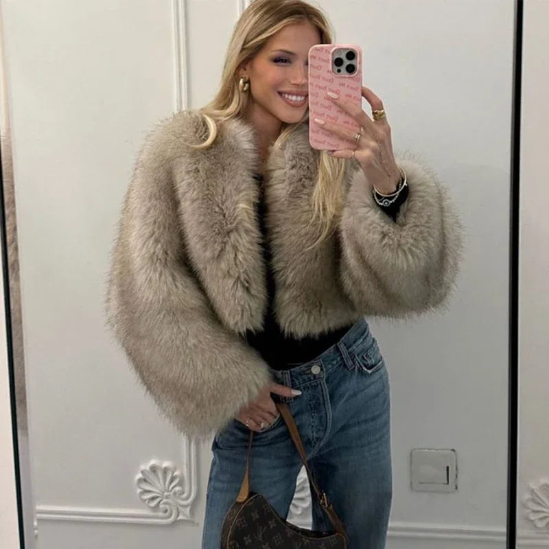 Suni Faux Fur Jacket by SIENA - image 5