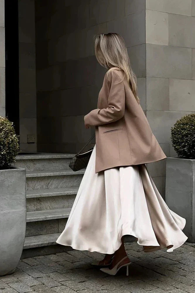 Aubrey Satin Midi Skirt by SIENA - image 5