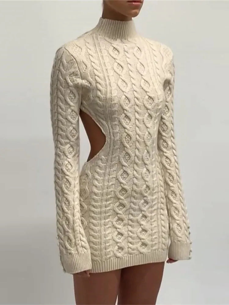 Balkc Knit Mini Dress by SIENA - image 2