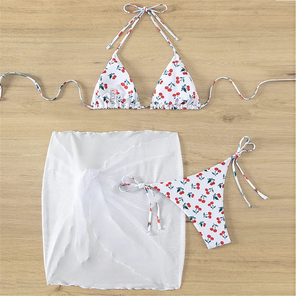 Printed Halter Bikini Set by SIENA - image 4