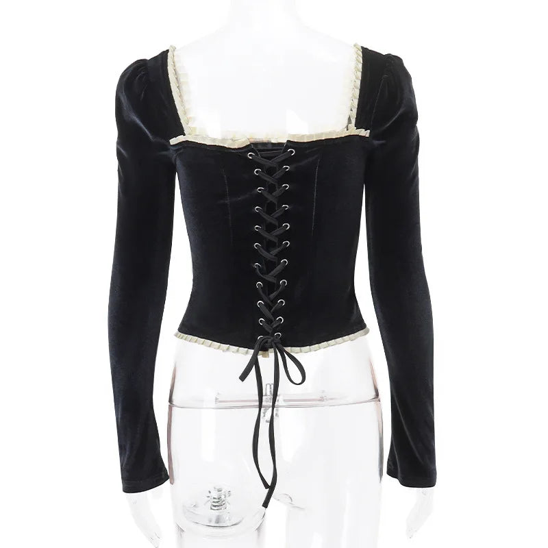 Fransz Velvet Corset Top by SIENA - image 6
