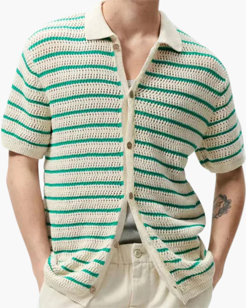 Marbella Knitted Button Shirt