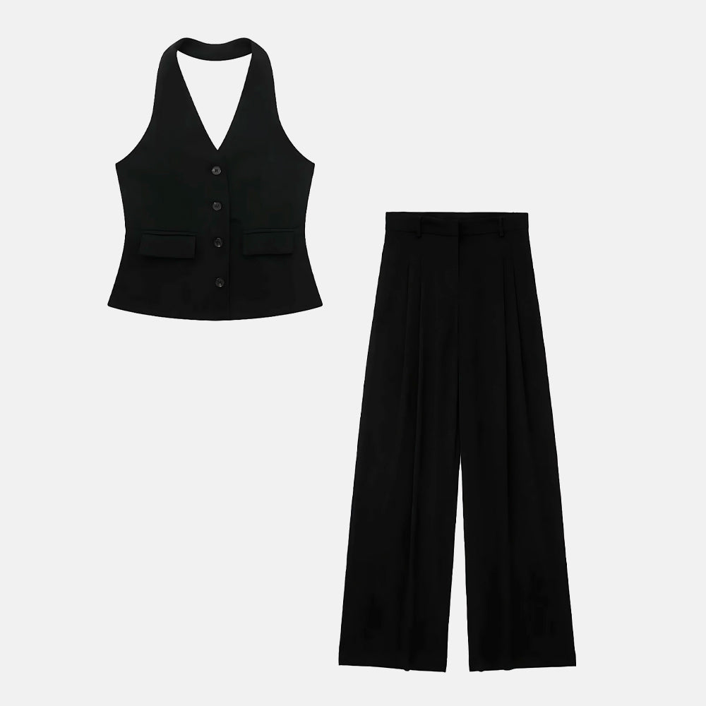 Halter Halter Pants Set by SIENA