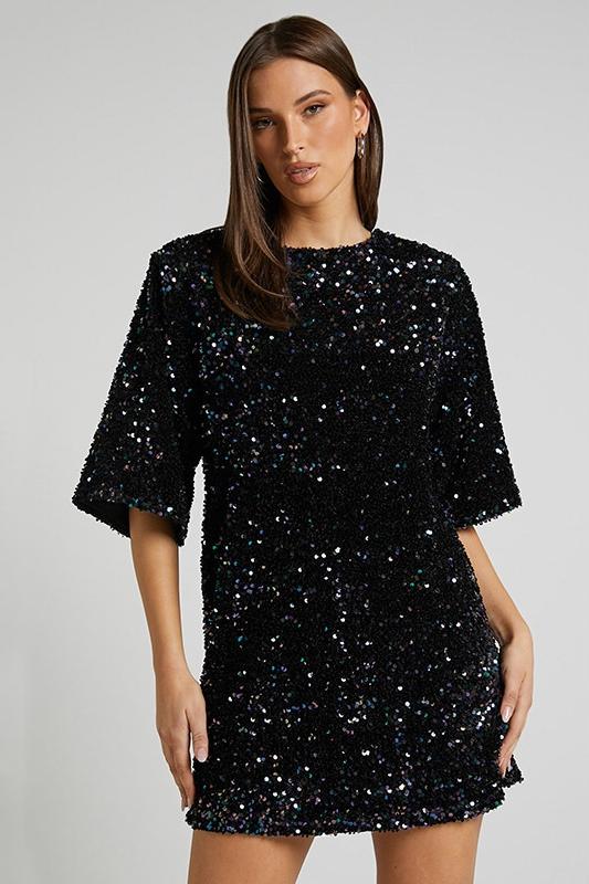 Alma Velvet Mini Dress by SIENA - image 10