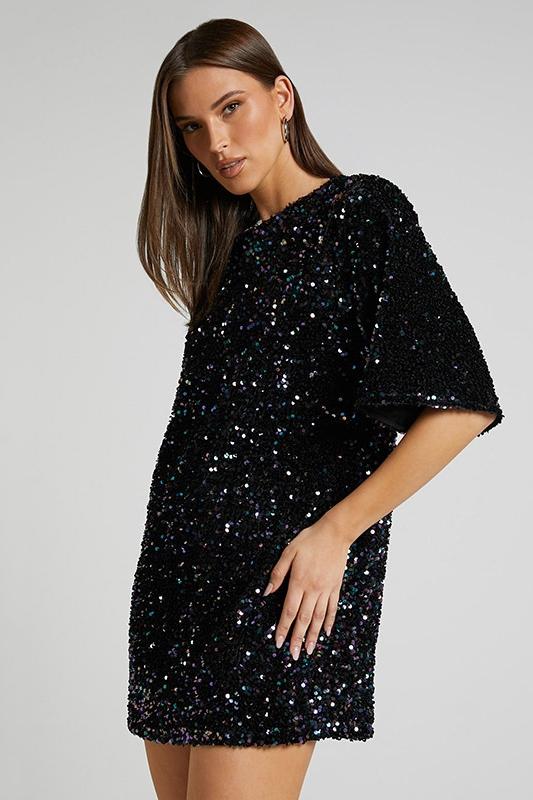Alma Velvet Mini Dress by SIENA - image 11