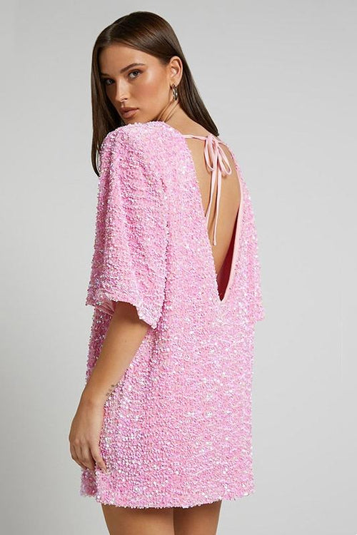 Alma Velvet Mini Dress by SIENA