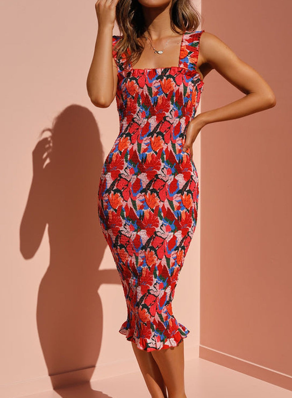 Tropikal Floral Midi Dress by SIENA - image 4