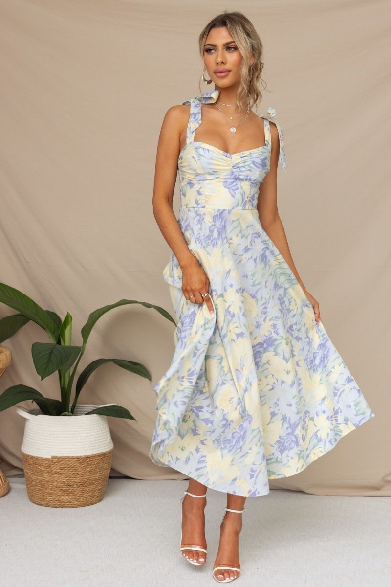 Beata Floral Midi Dress by SIENA