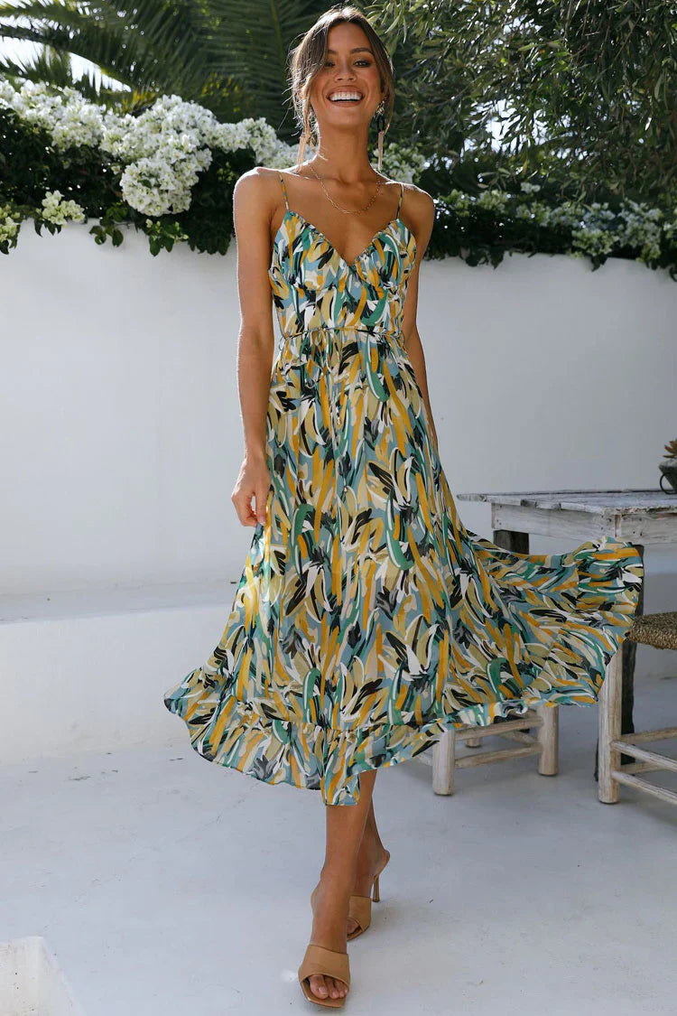 Kamelia Linen Midi Dress by SIENA - image 7