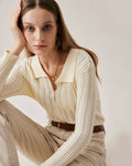 Knit Buttoned Cardigan by SIENA