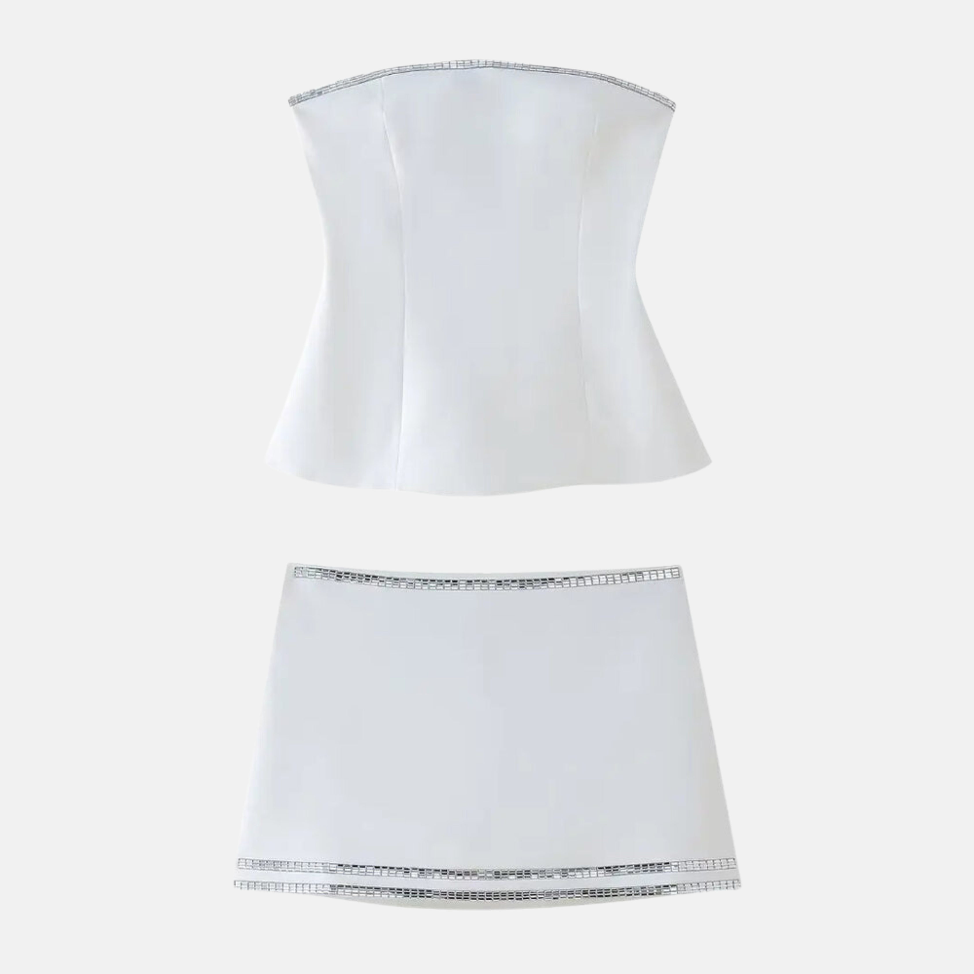 Conjunto Strapless Mini Skirt Set by SIENA