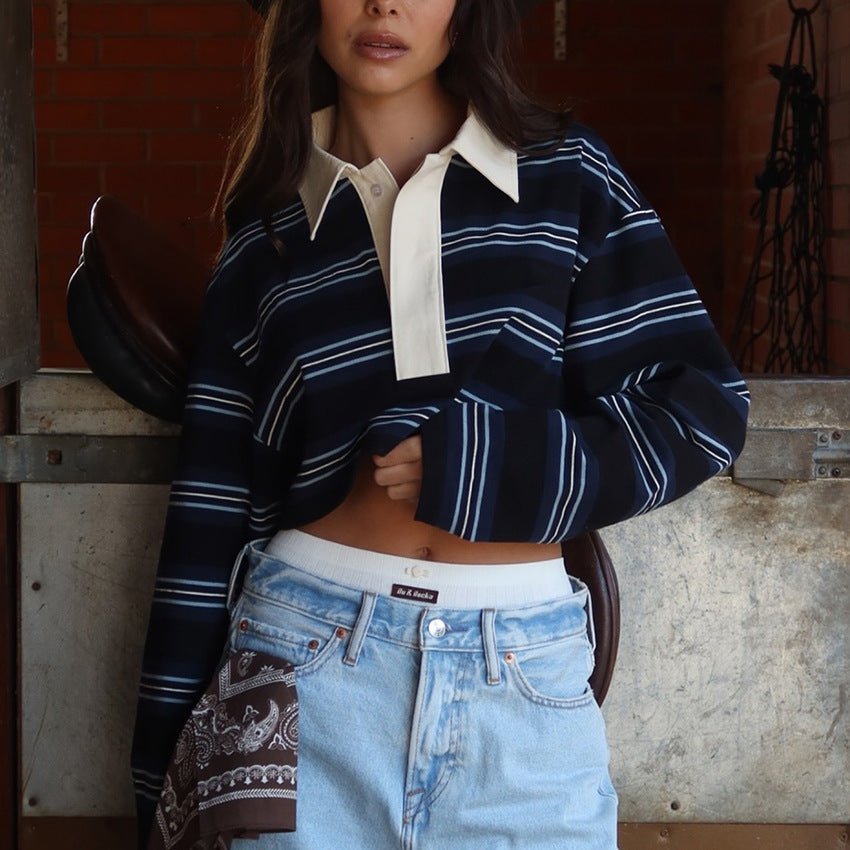 Gestreepte High Waist Top by SIENA - image 3