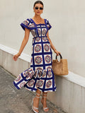 Patchwork Maxi Dress by SIENA