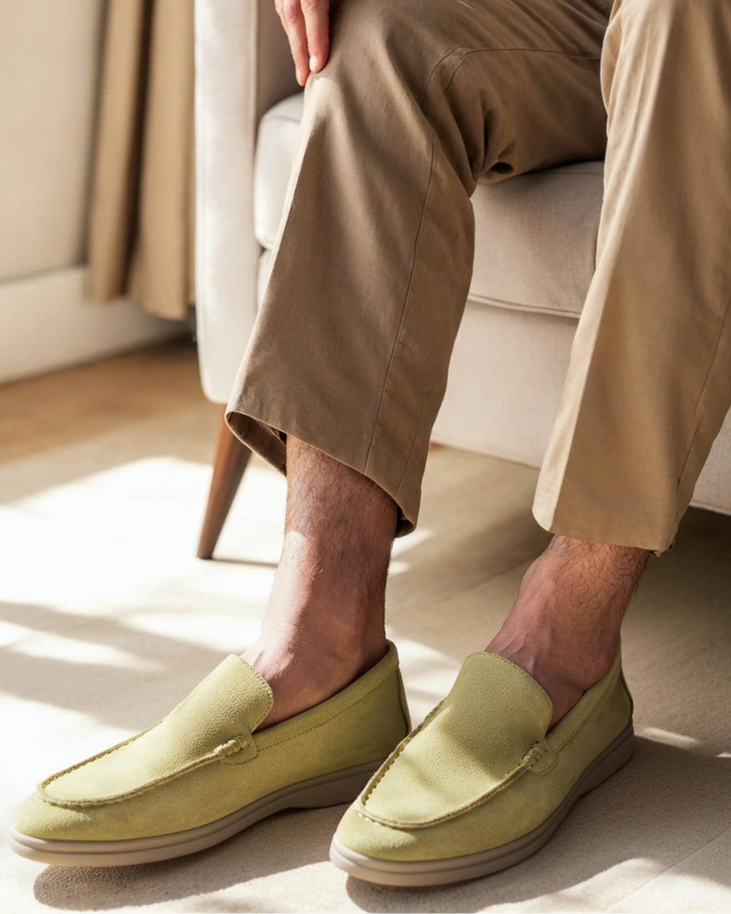 Suede Loafers