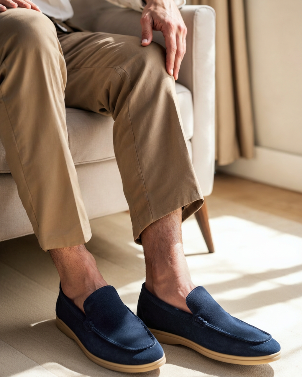 Suede Loafers