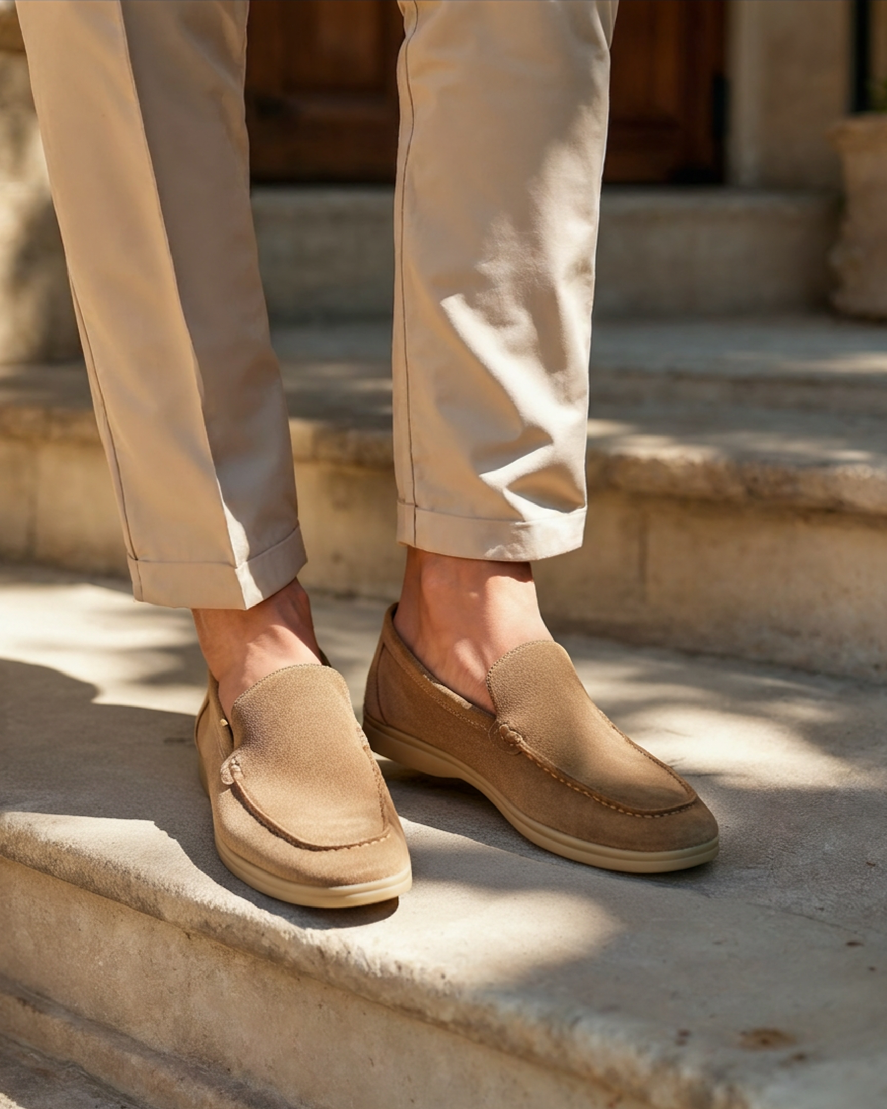 Suede Loafers