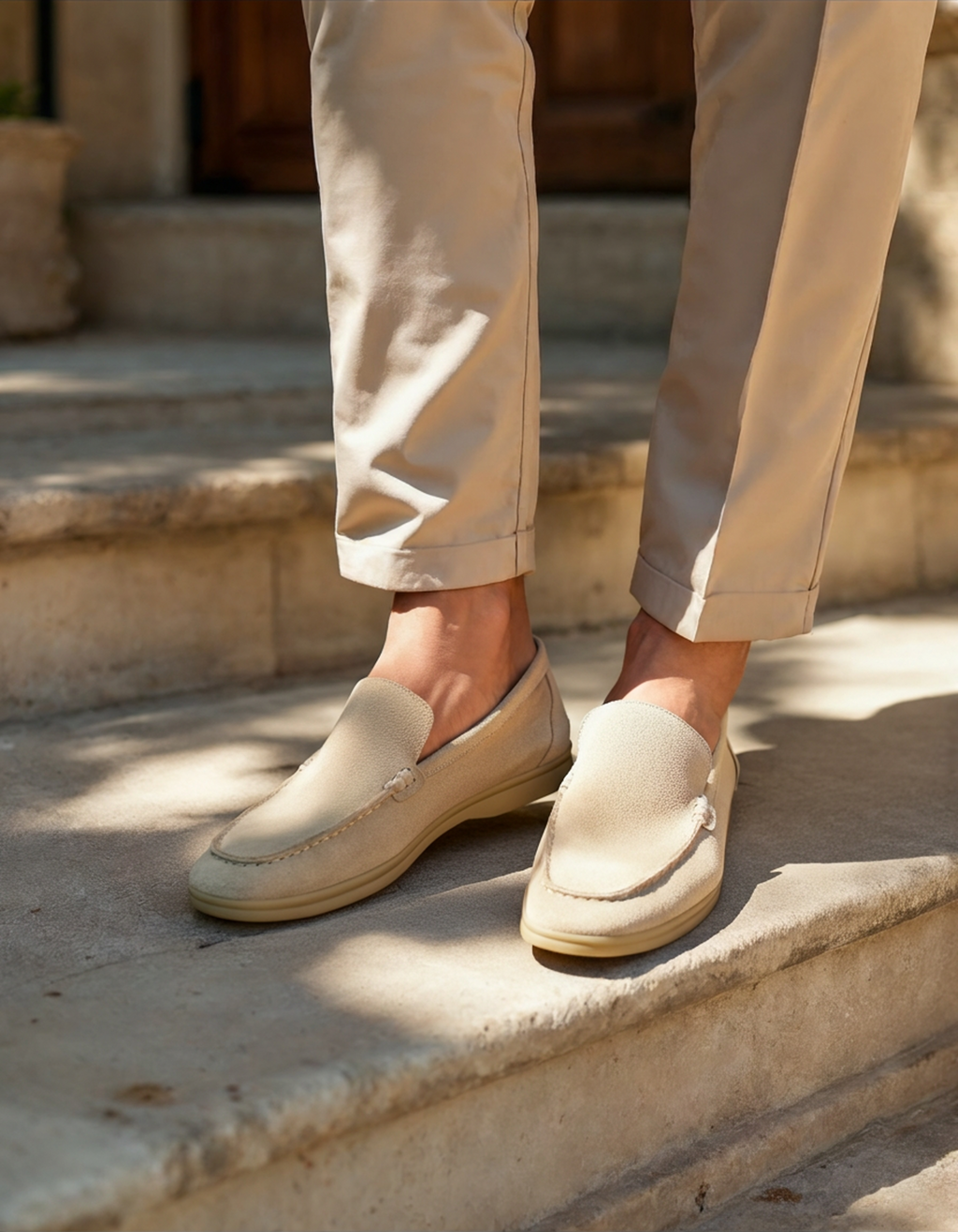 Suede Loafers