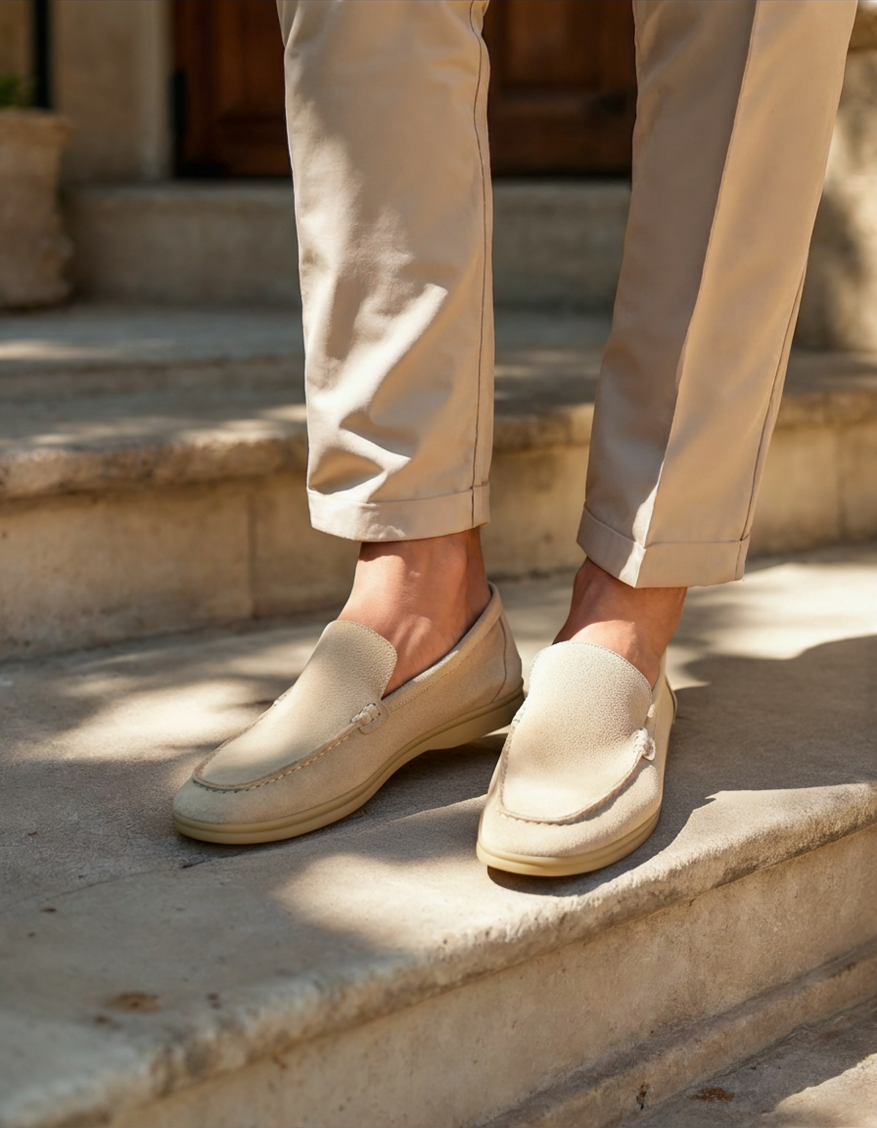 Suede Loafers