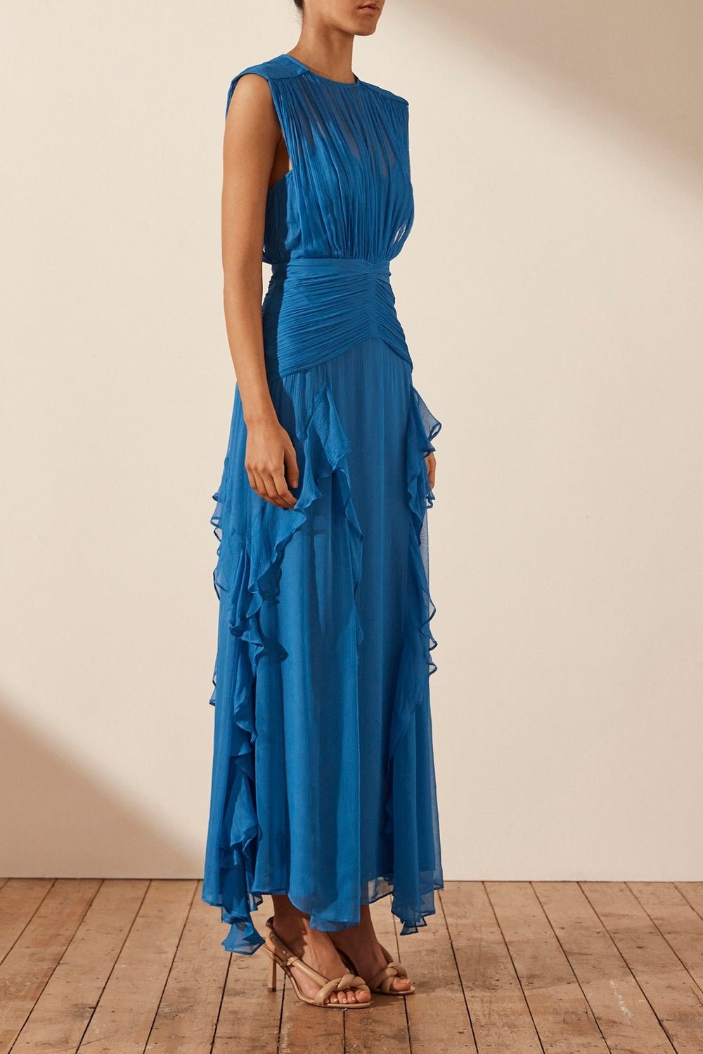 Eileen Pleated Mini Dress by SIENA - image 3