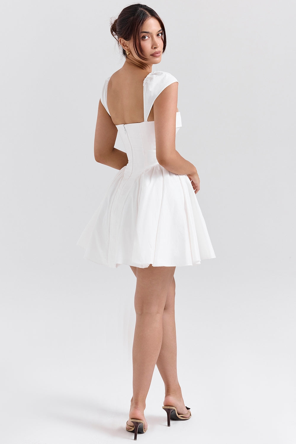 Jasmine Satin Mini Dress by SIENA - image 4