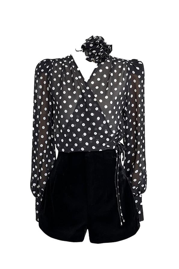 Puantiyeli Floral Shirt by SIENA - image 7