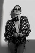 Puantiyeli Floral Shirt by SIENA