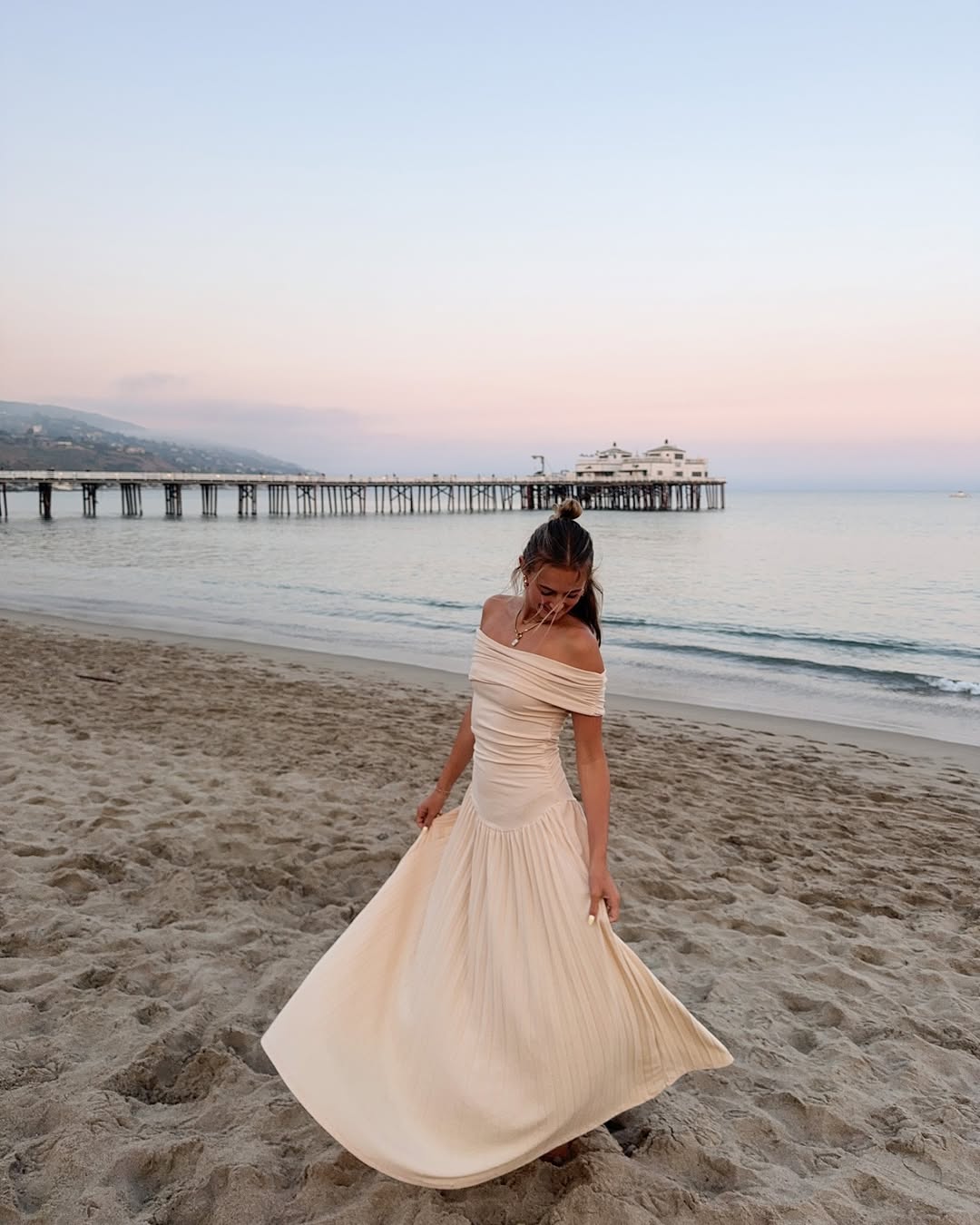 Solene Pleated Maxi Dress by SIENA - image 4