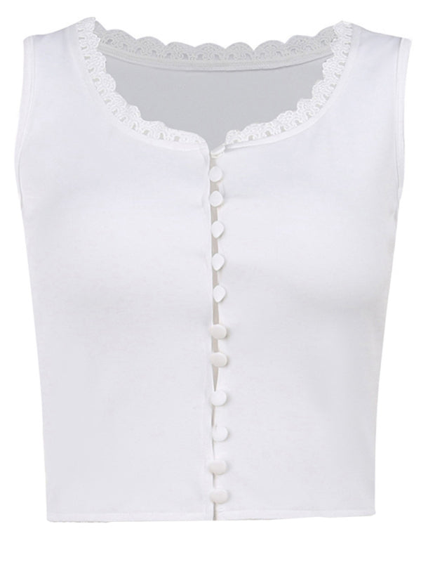 Elegant Lace Vest Top by SIENA - image 5