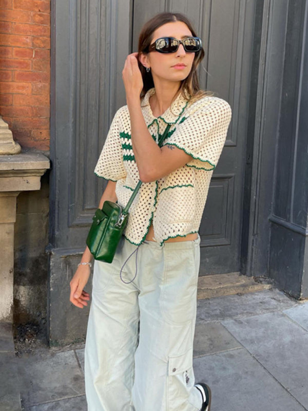 Flag Polo Top by SIENA