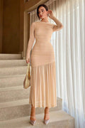 Jessie Pleated Maxi Dress by SIENA