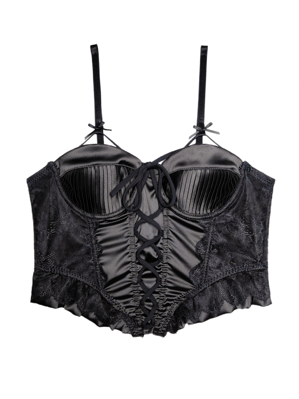 Fransz Satin Corset Top by SIENA