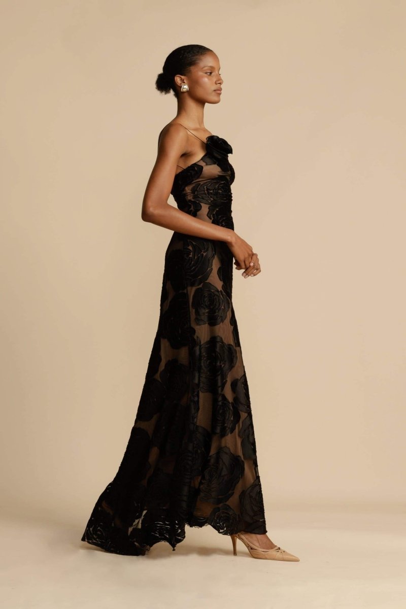 Lindsay Velvet Maxi Dress by SIENA
