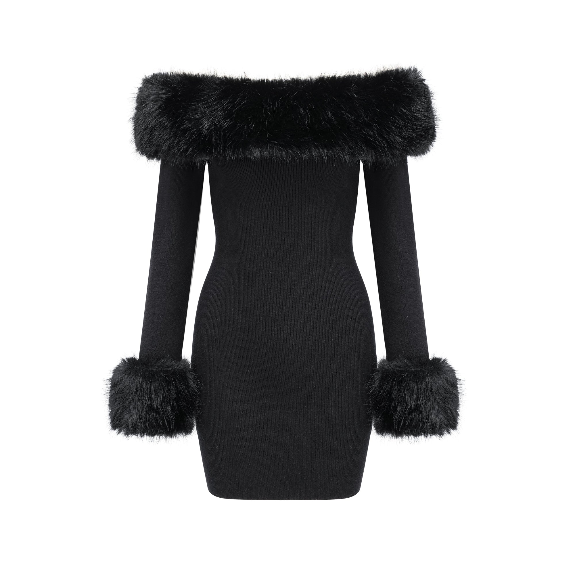Madeleine Faux Fur Mini Dress by SIENA - image 2