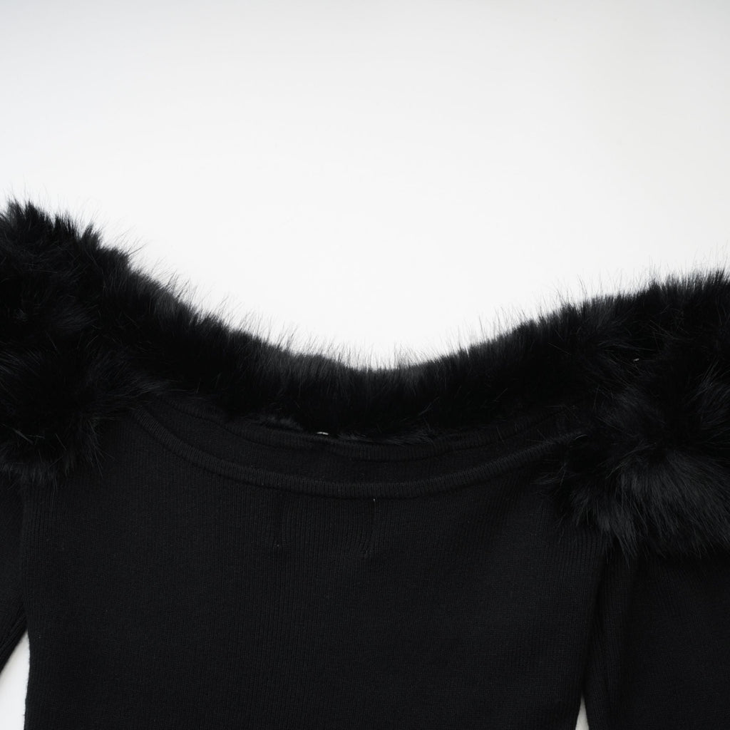 Madeleine Faux Fur Mini Dress by SIENA - image 15