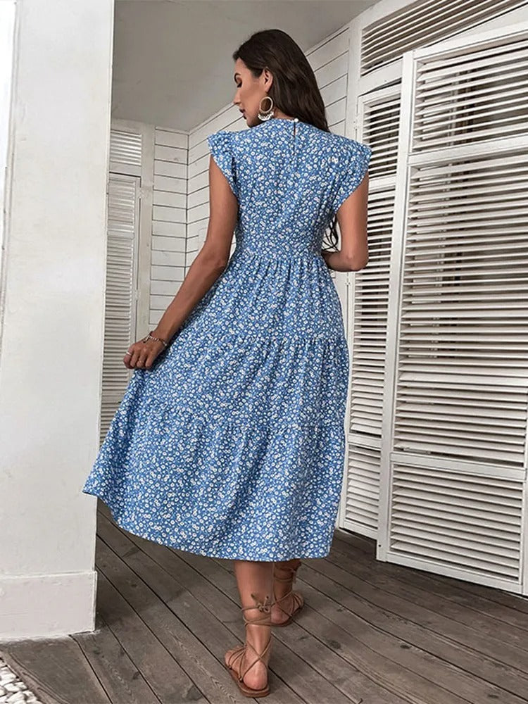 Eloise High Waist Floral Dress by SIENA - image 3