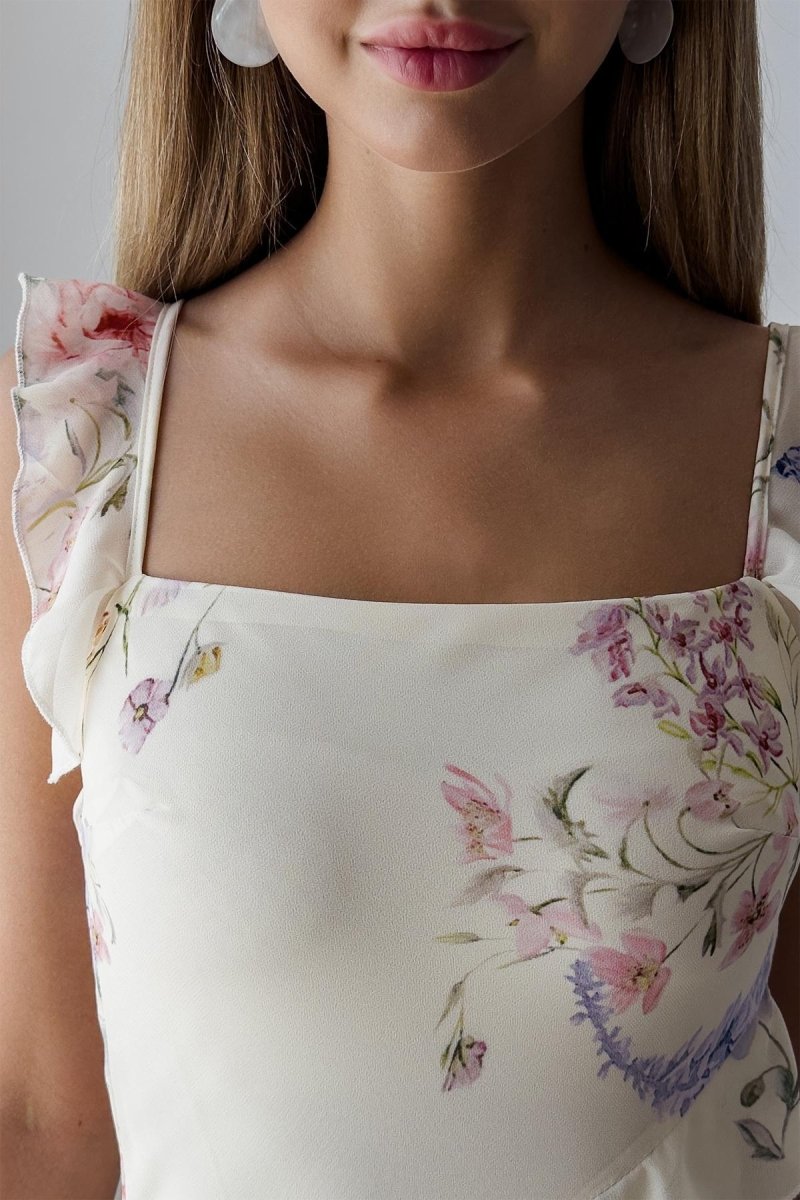 Naomi Floral Midi Dress by SIENA - image 8