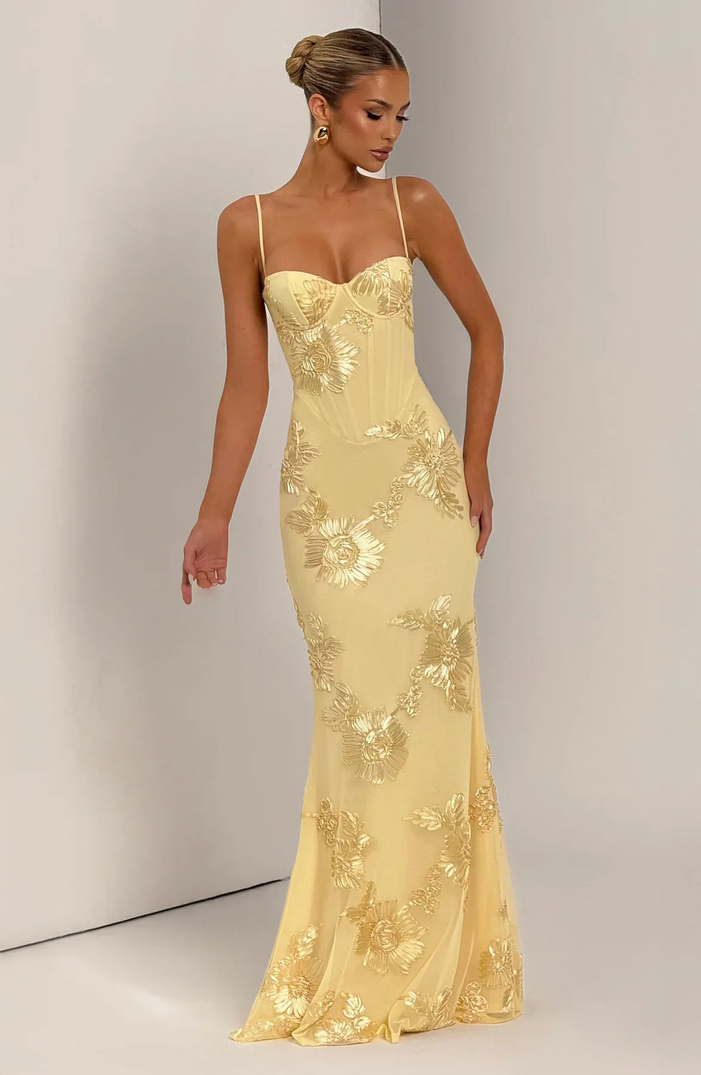 Abeline Floral Maxi Dress by SIENA